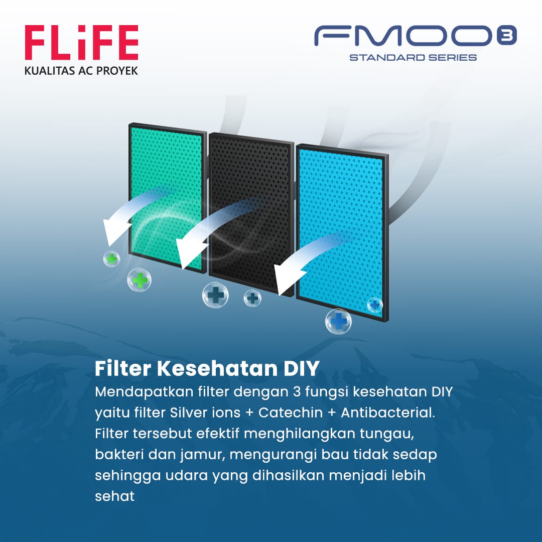 Flife Gree AC Split Standard 2 PK FMOO3 Series - FAC-18FMOO3
